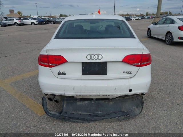2012 Audi A4 2.0t Quattro მანქანა იყიდება აუქციონზე, vin: WAUFFAFL1CN014378, აუქციონის ნომერი: 20276106
