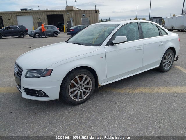 2012 Audi A4 2.0t Quattro მანქანა იყიდება აუქციონზე, vin: WAUFFAFL1CN014378, აუქციონის ნომერი: 20276106