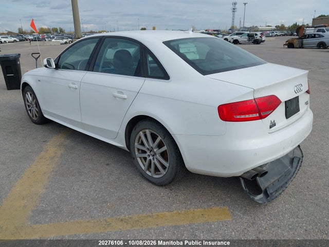 2012 Audi A4 2.0t Quattro მანქანა იყიდება აუქციონზე, vin: WAUFFAFL1CN014378, აუქციონის ნომერი: 20276106