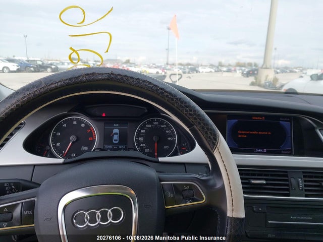 2012 Audi A4 2.0t Quattro მანქანა იყიდება აუქციონზე, vin: WAUFFAFL1CN014378, აუქციონის ნომერი: 20276106