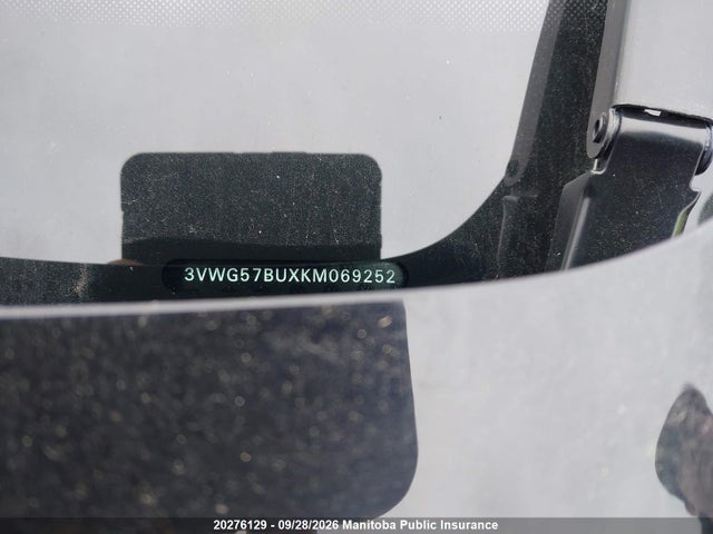 Продаж на аукціоні авто 2019 Volkswagen Jetta 1.4 Tsi, vin: 3VWG57BUXKM069252, номер лоту: 20276129