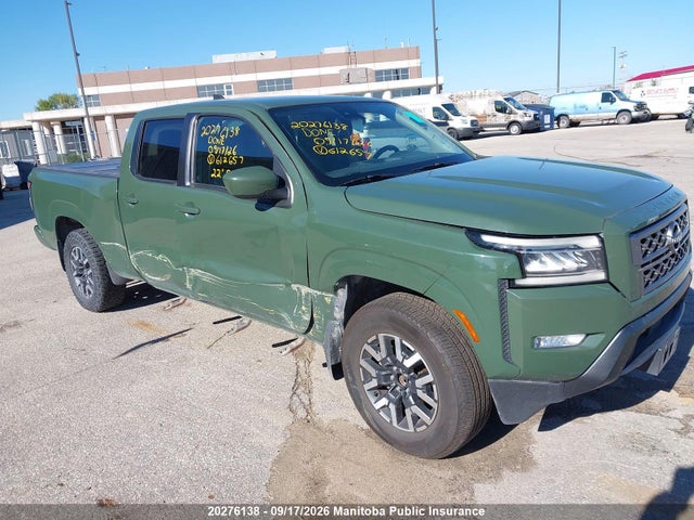Aukcja sprzedaży 2022 Nissan Frontier Sv Crew Cab V6, vin: 1N6ED1FKXNN612657, numer aukcji: 20276138