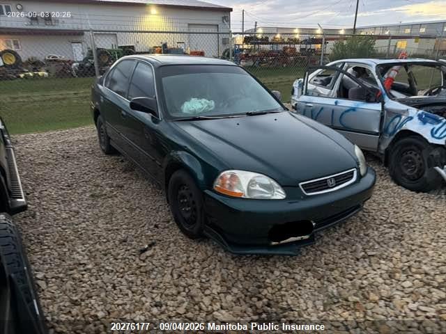1998 Honda Civic Ex მანქანა იყიდება აუქციონზე, vin: 2HGEJ6585WH906476, აუქციონის ნომერი: 20276177