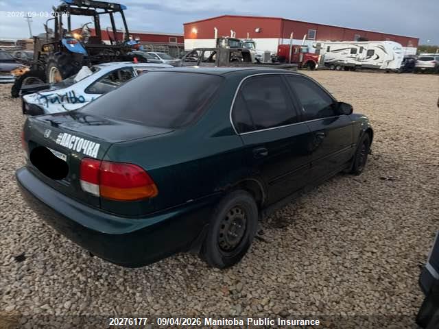 1998 Honda Civic Ex მანქანა იყიდება აუქციონზე, vin: 2HGEJ6585WH906476, აუქციონის ნომერი: 20276177