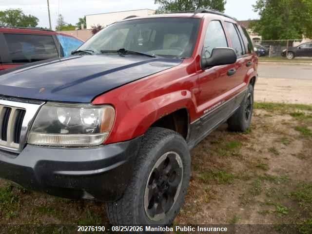 2004 Jeep Grand Cherokee Laredo მანქანა იყიდება აუქციონზე, vin: 1J4GW48S84C296295, აუქციონის ნომერი: 20276190