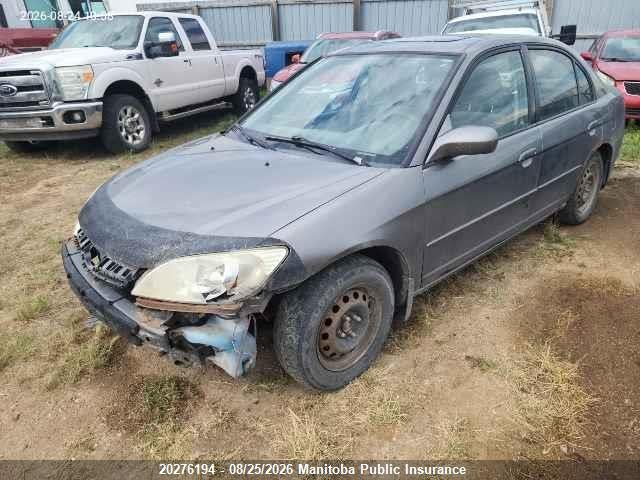 Продаж на аукціоні авто 2005 Honda Civic Lx-se, vin: 2HGES15605H020580, номер лоту: 20276194