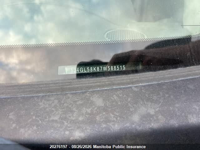 20276197 :رقم المزاد ، 1J4GL58K87W588515 vin ، 2007 Jeep Liberty Limited مزاد بيع