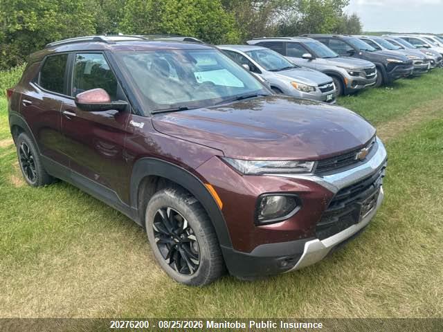 20276200 :رقم المزاد ، KL79MRSL0PB123753 vin ، 2023 Chevrolet Trailblazer Lt Turbo مزاد بيع