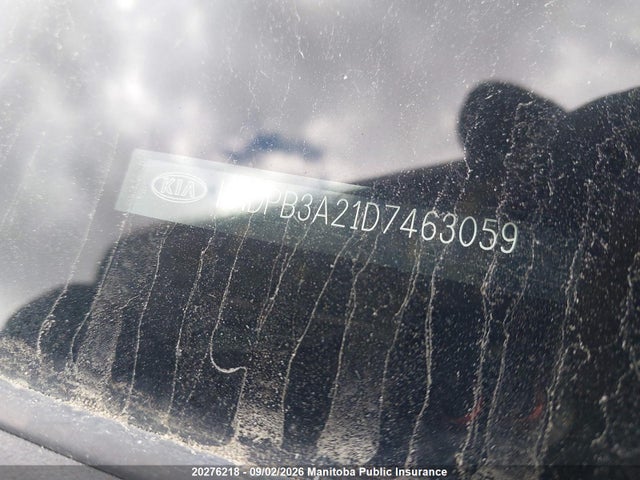 Aukcja sprzedaży 2013 Kia Sportage Lx, vin: KNDPB3A21D7463059, numer aukcji: 20276218
