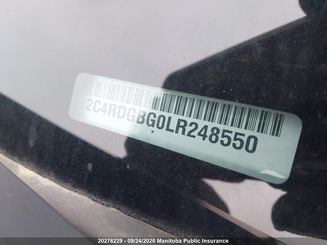 Продажа на аукционе авто 2020 Dodge Grand Caravan Crew, vin: 2C4RDGBG0LR248550, номер лота: 20276229