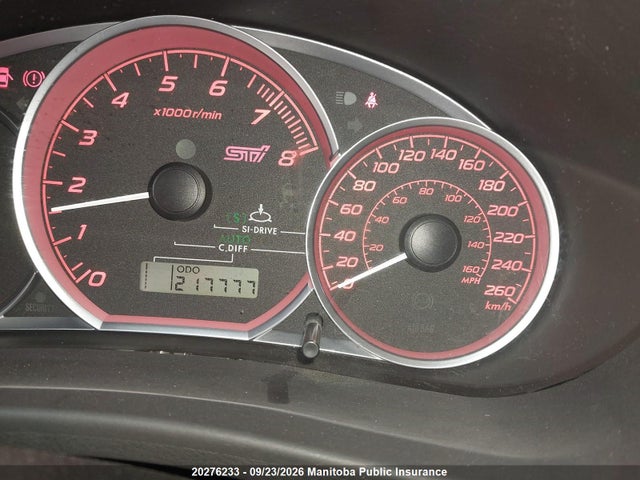 2010 Subaru Impreza Wrx Sti მანქანა იყიდება აუქციონზე, vin: JF1GR8H63AL822874, აუქციონის ნომერი: 20276233