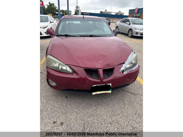 Продажа на аукционе авто 2005 Pontiac Grand Prix, vin: 2G2WP522X51210753, номер лота: 20276237