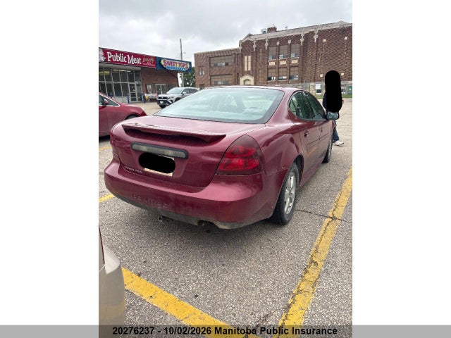 Продажа на аукционе авто 2005 Pontiac Grand Prix, vin: 2G2WP522X51210753, номер лота: 20276237