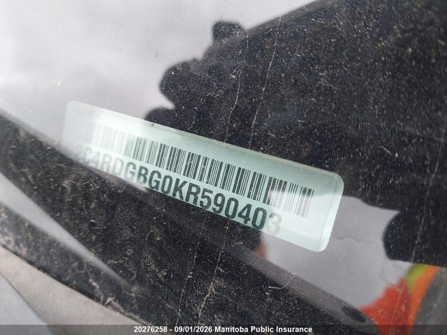 Aukcja sprzedaży 2019 Dodge Grand Caravan Crew, vin: 2C4RDGBG0KR590403, numer aukcji: 20276258