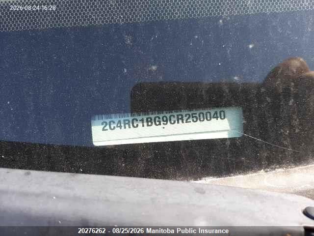 Продажа на аукционе авто 2012 Chrysler Town & Country Touring, vin: 2C4RC1BG9CR250040, номер лота: 20276262