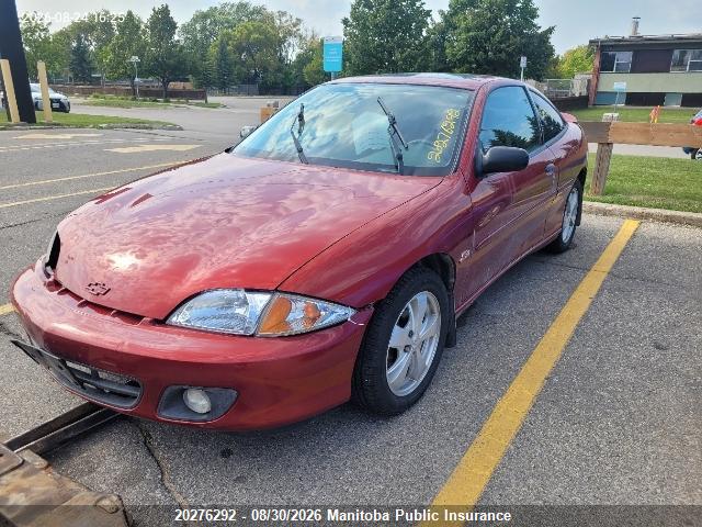 Aukcja sprzedaży 2000 Chevrolet Cavalier Z24, vin: 3G1JF12T3YS194858, numer aukcji: 20276292