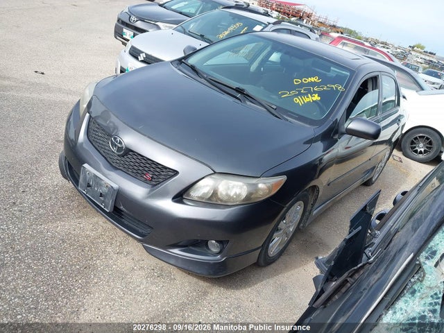 20276298 :رقم المزاد ، 2T1BU40E49C095844 vin ، 2009 Toyota Corolla S/le/xle مزاد بيع