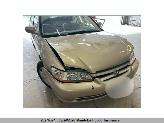 20276327 :رقم المزاد ، 1HGCG16491A804139 vin ، 2001 Honda Accord Lx-v6 مزاد بيع