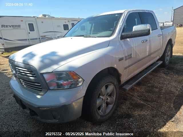 20276332 :رقم المزاد ، 1C6RR7LT0HS725276 vin ، 2017 Dodge Ram 1500 Slt Crew Cab مزاد بيع