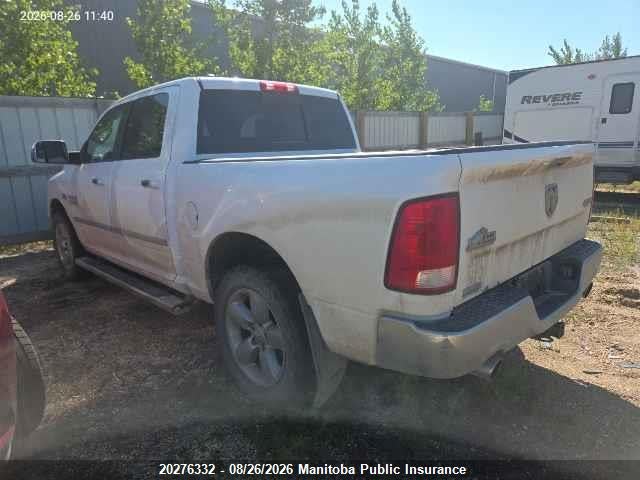 20276332 :رقم المزاد ، 1C6RR7LT0HS725276 vin ، 2017 Dodge Ram 1500 Slt Crew Cab مزاد بيع