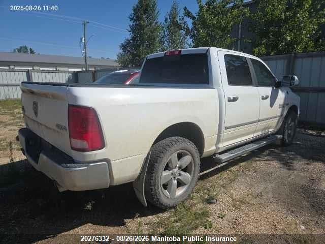 20276332 :رقم المزاد ، 1C6RR7LT0HS725276 vin ، 2017 Dodge Ram 1500 Slt Crew Cab مزاد بيع