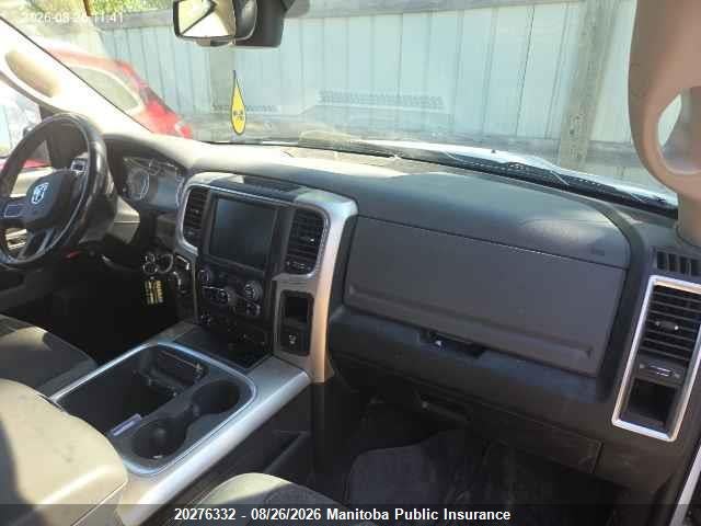 20276332 :رقم المزاد ، 1C6RR7LT0HS725276 vin ، 2017 Dodge Ram 1500 Slt Crew Cab مزاد بيع