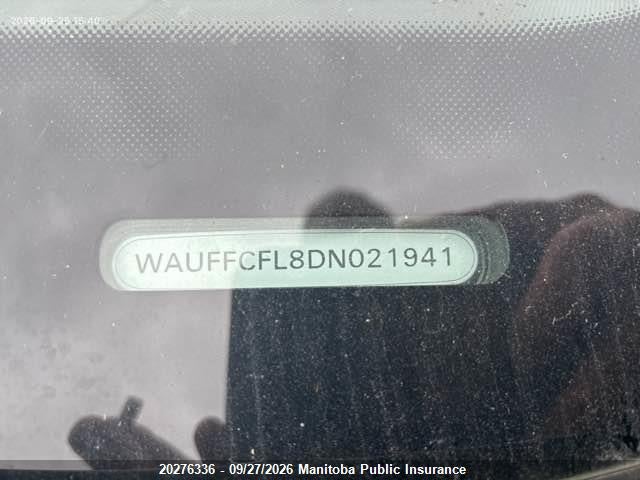 Продажа на аукционе авто 2013 Audi A4 2.0t Quattro, vin: WAUFFCFL8DN021941, номер лота: 20276336