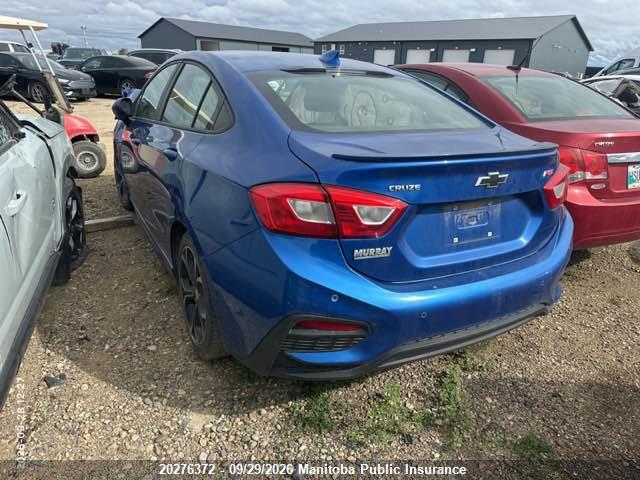 2019 Chevrolet Cruze Lt Turbo მანქანა იყიდება აუქციონზე, vin: 1G1BE5SM1K7105091, აუქციონის ნომერი: 20276372