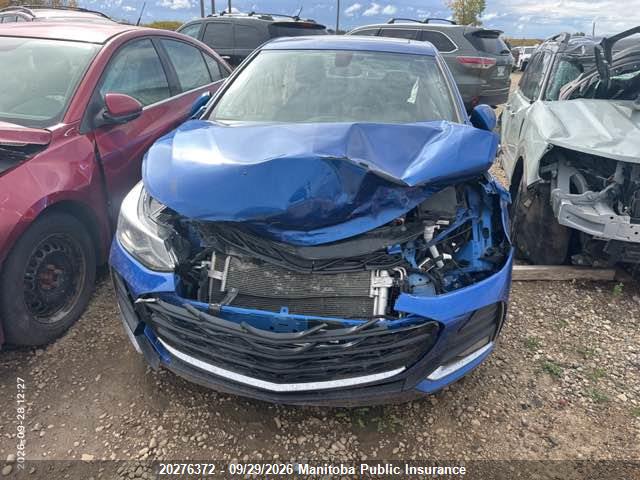 2019 Chevrolet Cruze Lt Turbo მანქანა იყიდება აუქციონზე, vin: 1G1BE5SM1K7105091, აუქციონის ნომერი: 20276372