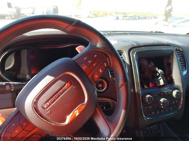 20276404 :رقم المزاد ، 1C4SDJCTXKC644678 vin ، 2019 Dodge Durango R/t مزاد بيع