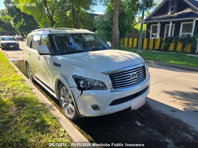 20276416 :رقم المزاد ، JN8AZ2NC6B9300847 vin ، 2011 Infiniti Qx56 مزاد بيع