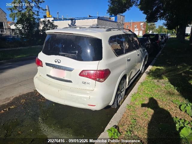 20276416 :رقم المزاد ، JN8AZ2NC6B9300847 vin ، 2011 Infiniti Qx56 مزاد بيع