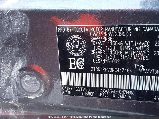 Toyota Rav4 Xle 2024 2T3R1RFV9RC447464 Image 8