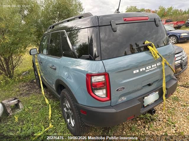 Aukcja sprzedaży 2021 Ford Bronco Sport Badlands, vin: 3FMCR9D96MRA29844, numer aukcji: 20276476