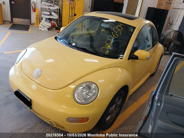 2003 Volkswagen New Beetle Gls მანქანა იყიდება აუქციონზე, vin: 3VWCK21C13M437127, აუქციონის ნომერი: 20276504