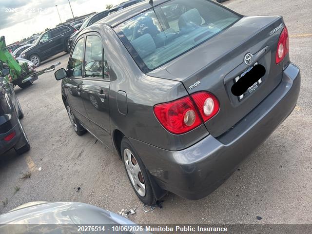 Продаж на аукціоні авто 2006 Toyota Corolla Ce, vin: 2T1BR32E56C599937, номер лоту: 20276514