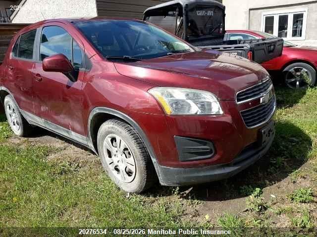 Chevrolet TRAX LS 2015 3GNCJKSBXFL180160 zdjęcie główne