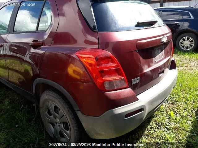 Chevrolet TRAX LS 2015 3GNCJKSBXFL180160 Image 3