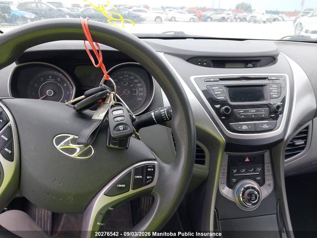 2013 Hyundai Elantra Gls/limited მანქანა იყიდება აუქციონზე, vin: 5NPDH4AE4DH436161, აუქციონის ნომერი: 20276542