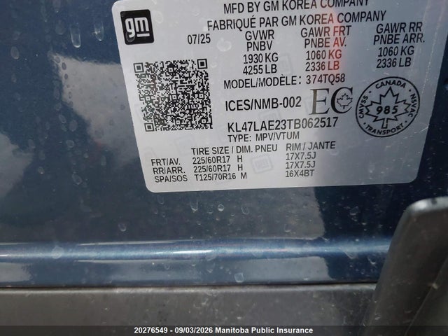 KL47LAE23TB062517 Buick Envista Preferred