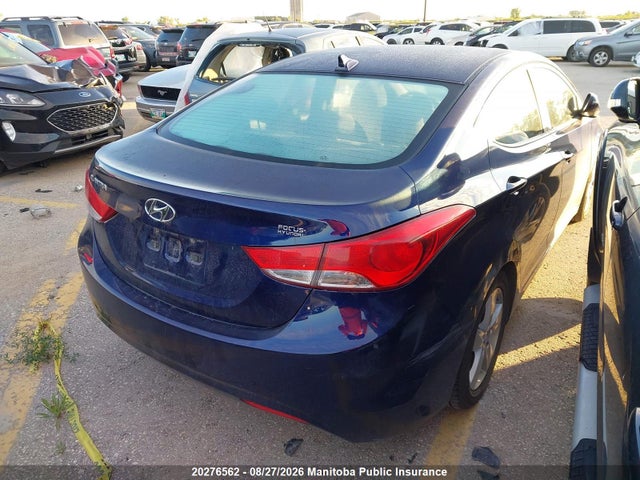 2013 Hyundai Elantra Gls მანქანა იყიდება აუქციონზე, vin: 5NPDH4AEXDH264511, აუქციონის ნომერი: 20276562