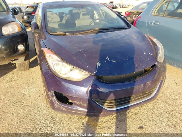 2013 Hyundai Elantra Gls მანქანა იყიდება აუქციონზე, vin: 5NPDH4AEXDH264511, აუქციონის ნომერი: 20276562