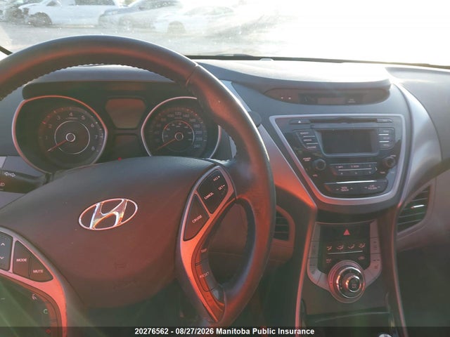 2013 Hyundai Elantra Gls მანქანა იყიდება აუქციონზე, vin: 5NPDH4AEXDH264511, აუქციონის ნომერი: 20276562