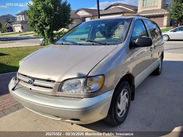 2000 Toyota Sienna Le V6 Le V6 მანქანა იყიდება აუქციონზე, vin: 4T3ZF13C1YU270573, აუქციონის ნომერი: 20276582