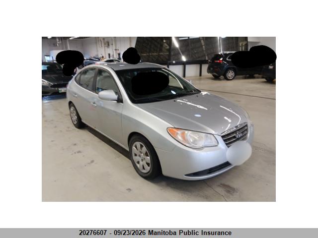 20276607 :رقم المزاد ، KMHDU45D67U261124 vin ، 2007 Hyundai Elantra Gl مزاد بيع