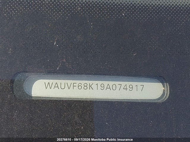 Aukcja sprzedaży 2009 Audi A4 2.0t Quattro, vin: WAUVF68K19A074917, numer aukcji: 20276610