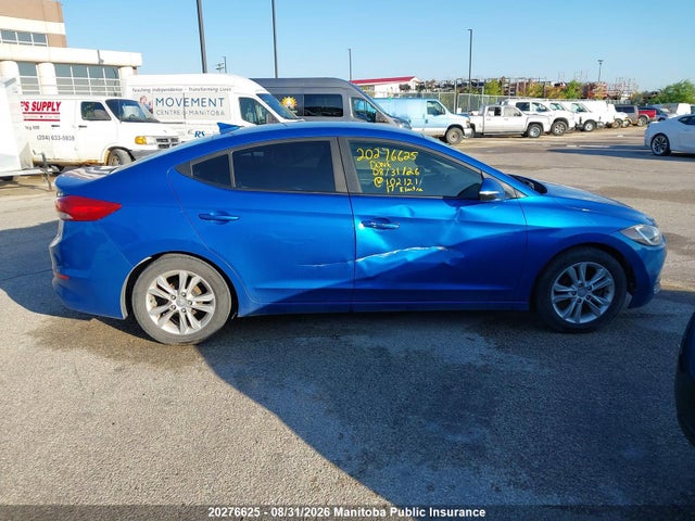 20276625 :رقم المزاد ، KMHD84LF3HU102121 vin ، 2017 Hyundai Elantra Gl مزاد بيع