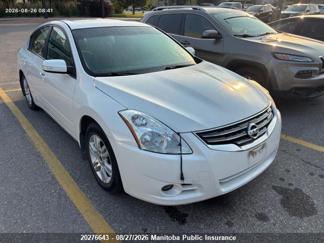 20276643 :رقم المزاد ، 1N4AL2AP0AC106229 vin ، 2010 Nissan Altima 2.5 Sl مزاد بيع