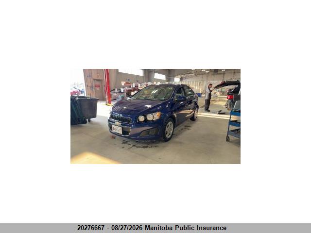 Продаж на аукціоні авто 2013 Chevrolet Sonic Ls, vin: 1G1JA5EH7D4194028, номер лоту: 20276667