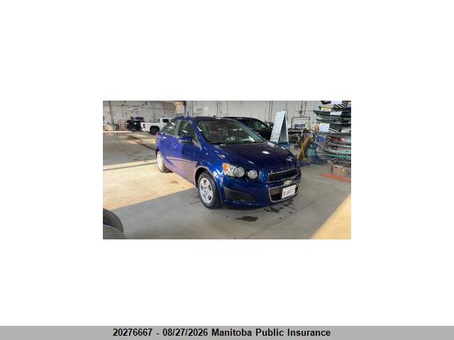 Продаж на аукціоні авто 2013 Chevrolet Sonic Ls, vin: 1G1JA5EH7D4194028, номер лоту: 20276667